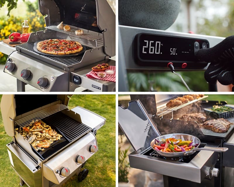 equipements barbecue spirit weber gbs connect plancha rechaud